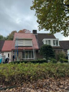 Dak woning reinigen