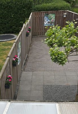 Schone bestrating bovenaanzicht Schone bestrating bovenaanzicht